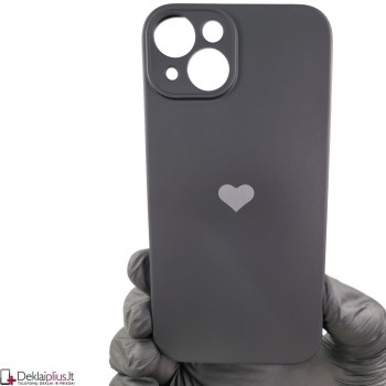 Švelnus silikoninis dėklas - juodas (Apple Iphone 14)